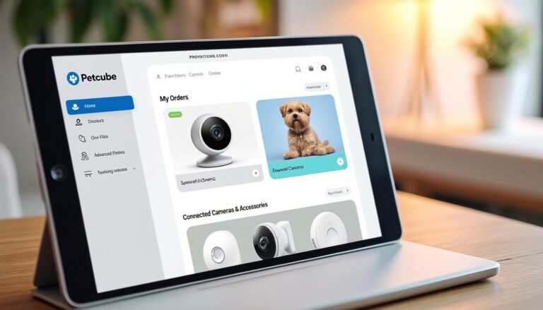 gérez facilement votre compte petcube, suivez vos commandes et contrôlez vos caméras et accessoires connectés en toute simplicité. accédez à l’historique et au suivi de vos achats sur votre espace personnel.